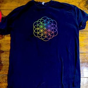Coldplay 2016 concert T-shirt